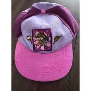 Vintage 1998 Viacom Nickelodeon Rugrats Snapback Kids Hat Y2K Pink Purple